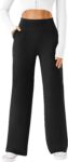 Women's High Waist Wide Leg Yoga Sweatpants with Pockets