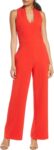 Women's Scoop Neck Crepe Jumpsuit