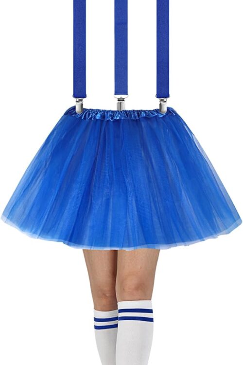 Women's 5-Layer Tulle Tutu Skirt with Adjustable Straps